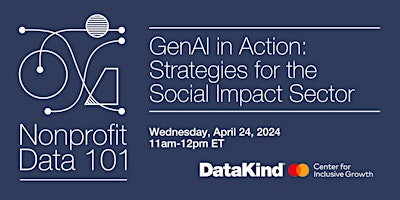Nonprofit Data 101: GenAI in Action primary image