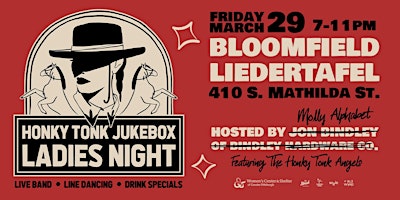 WYEP presents Honky-Tonk Jukebox Ladies Night hosted by Molly Alphabet primary image