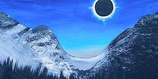 Primaire afbeelding van Total Eclipse 2024, a PAINT & SIP EVENT with Lisa