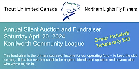 Image principale de Northern Lights Fly Fishers TUC - 2024 Auction and Fundraiser