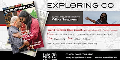 Imagen principal de Wilbur Sargunaraj : Exploring CQ Book Launch-Auckland