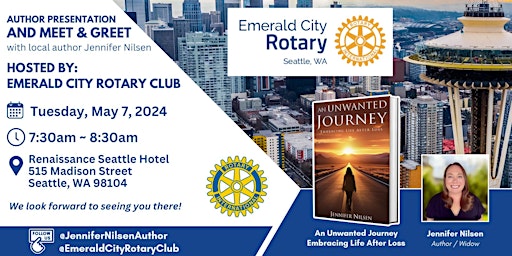 "An Unwanted Journey:Embracing Life After Loss"  Author Speaking Engagement primary image