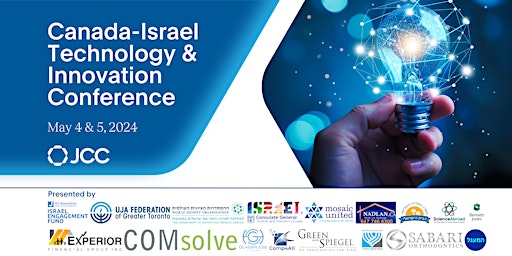 Canada – Israel Technology & Innovation Conference in Toronto. May4&5 primary image