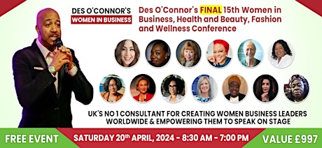 Free Women Empowerment, Health & Beauty, Business, Entrepreneur Event primary image