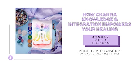 How Chakra Knowledge & Integration Empowers Your Healing - IN-PERSON CLASS primary image