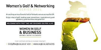 Primaire afbeelding van WIGB Womens Golf & Networking Day