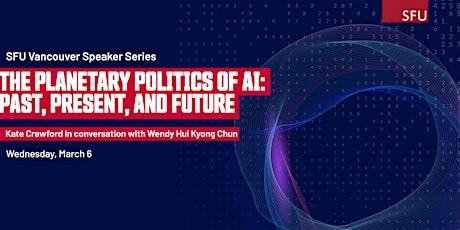 Imagem principal do evento The Planetary Politics of AI: Past, Present, and Future