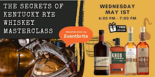 Immagine principale di The Secrets of Kentucky Rye Whiskey Masterclass 