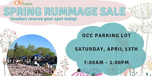 OVparks Spring Rummage Sale primary image