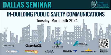 DALLAS  IN-BUILDING PUBLIC SAFETY COMMUNICATIONS SEMINAR - 2024 primary image