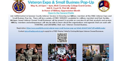 Image principale de Veteran Expo & Small Business Pop-Up