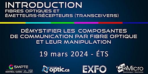 Après-midi de formation - Fibre-optique - SMPTE training afternoon primary image