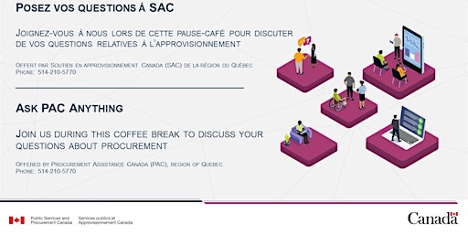 Posez vos questions à SAC – Région du Québec - Événement Bilingue primary image