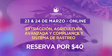 RESERVA ONLINE | Cannabis Training Camp | CannaWorks Institute primary image