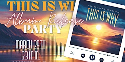 Imagem principal do evento " This Is Why " Album Release Party