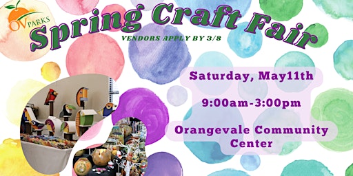 Hauptbild für Ovparks Spring Craft Fair