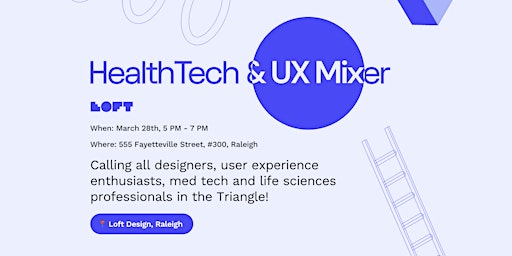 HealthTech and UX mixer primary image