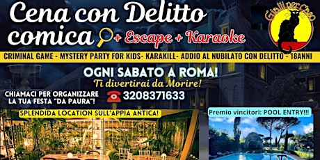 Cena con Delitto comica "C-omicidio"