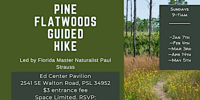 Imagem principal do evento Pine Flatwoods Hikes