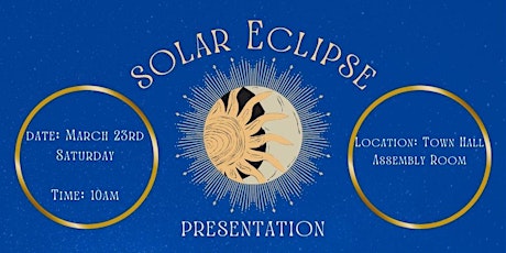 Imagen principal de Solar Eclipse Presentation (Adult/YA Program)