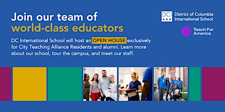 DCI + Teach For America: Open House