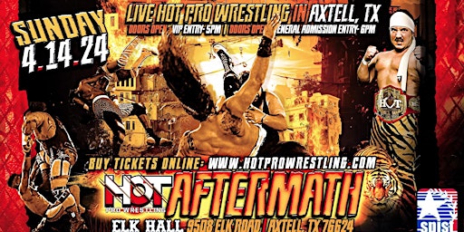 Primaire afbeelding van HOT Pro Wrestling Presents: Aftermath