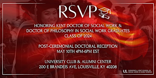 Imagem principal de Kent School of Social Work Post-Ceremonial Doctoral Reception