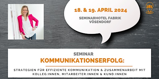 Primaire afbeelding van Seminar - Kommunikationserfolg