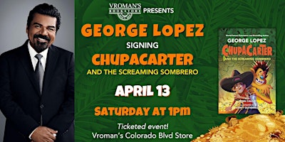Primaire afbeelding van George Lopez signs ChupaCarter and the Screaming Sombrero
