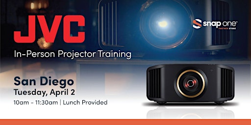 Imagem principal de JVC In-Person Projector Training - San Diego