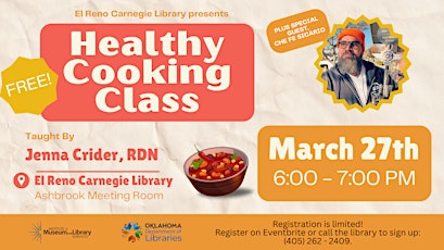 Healthy Cooking Class primary image