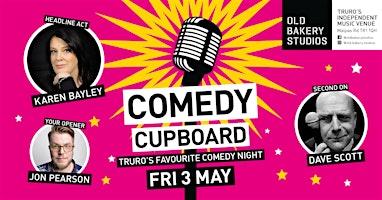 Imagem principal do evento Old Bakery Studios Comedy Cupboard - The Laughs Are On Us!