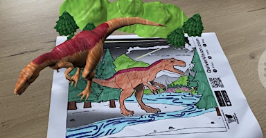 Hauptbild für Have Fun with Augmented Reality Dinosaurs(6+ years) @ Waverley Library