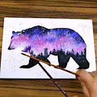 Watercolor Whimsical Animal Scene primary image