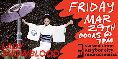 Hauptbild für LADY SNOWBLOOD (1973) by Toshiya Fujita