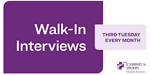 Hauptbild für Walk-In Interviews - Shoreline Hospital, Corpus Christi, TX
