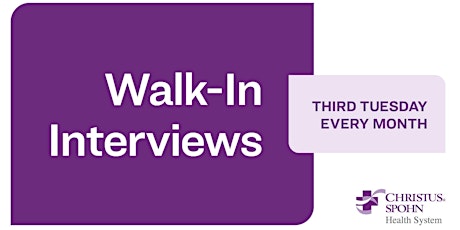 Walk-In Interviews - Shoreline Hospital, Corpus Christi, TX