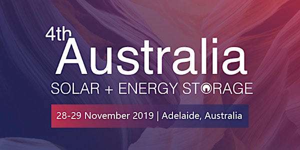 4th Australia Solar + Energy Storage 2019