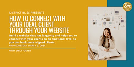 Primaire afbeelding van How to Connect With Your Ideal Clients Through Your Website
