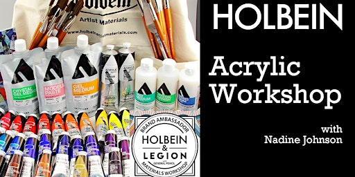 HOLBEIN Acrylic Workshop with Nadine Johnson  primärbild