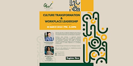 Seminar: Culture Transformation & Workplace Leadership