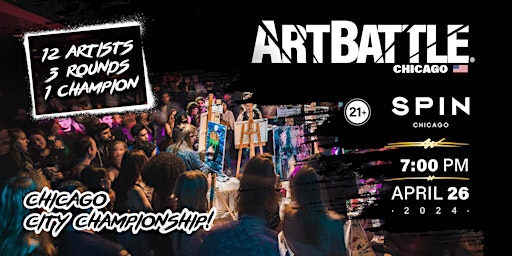 Imagem principal de Art Battle Chicago City Championship! - April 26, 2024