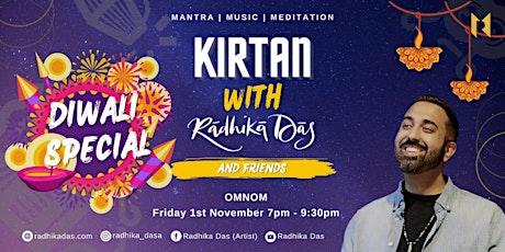 Kirtan with Radhika Das & Friends | Diwali at OmNom