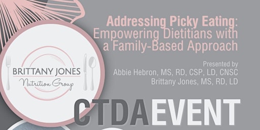 Image principale de Addressing  Picky Eating: Empowering Dietitians w/ a Family-Based Approach