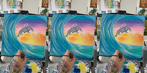 Dolphin: Pasadena, Greene Turtle with Artist Katie Detrich! primary image