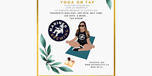 Imagem principal do evento Yoga on Tap at Mariner Brewing