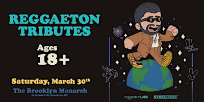 Imagen principal de Reggaeton Tributes- Mar 30th - Reggaeton (18+) | Tribute to Benito's music.