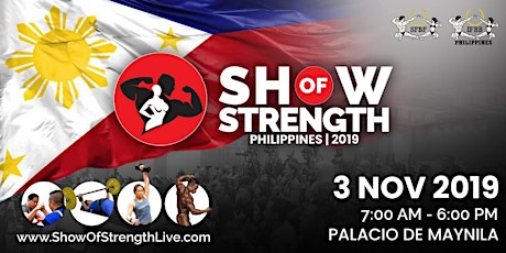 Show of Strength Philippines 2019 - Audience Registration primary image