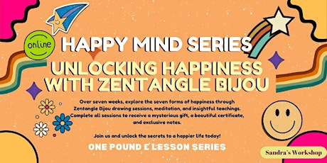 Happy Mind Series: Unlocking Happiness with Zentangle Bijou #03