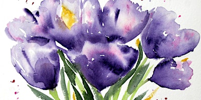 Spring Crocus Watercolor Class primary image